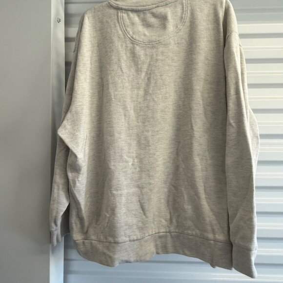 U.S. Polo Assn. Men's Mock Neck Quarter-Zip Pullover, Gray, 3XL - Picture 3 of 9